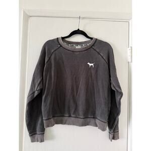 Victoria's Secret PINK Grey Crewneck Sweatshirt (Size S)